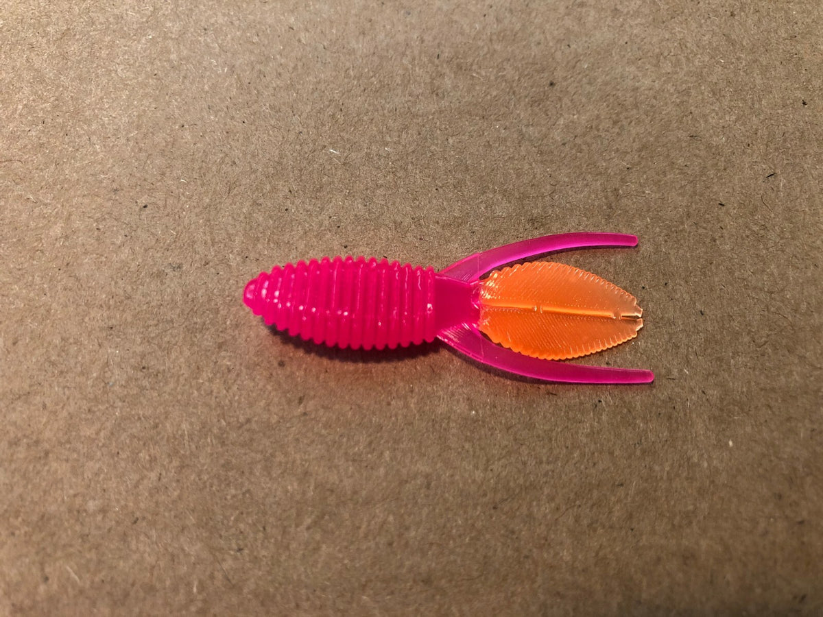 2-Inch Crappie Beaver Tail Soft Plastic Lures 100-Pack for Panfish Fishing