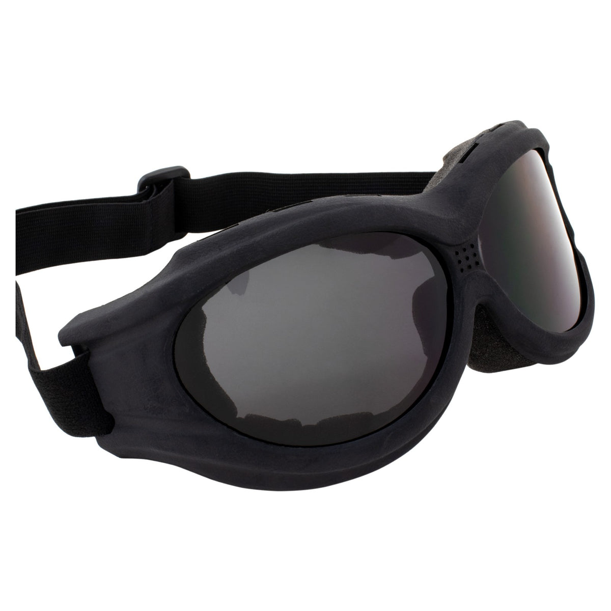 Motorcycle ATV Goggles Over Glasses Fit Anti-Fog Smoke & Yellow Lenses