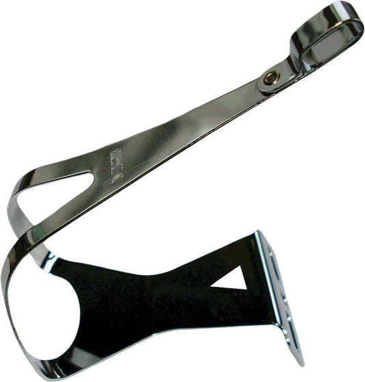 X-Large Steel Toe Clips for Bicycle Pedals Chrome Finish