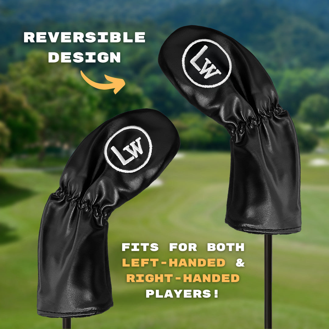 Golf Iron Head Covers Set - 10 Pcs Universal Fits Left & Right-Handed Clubs