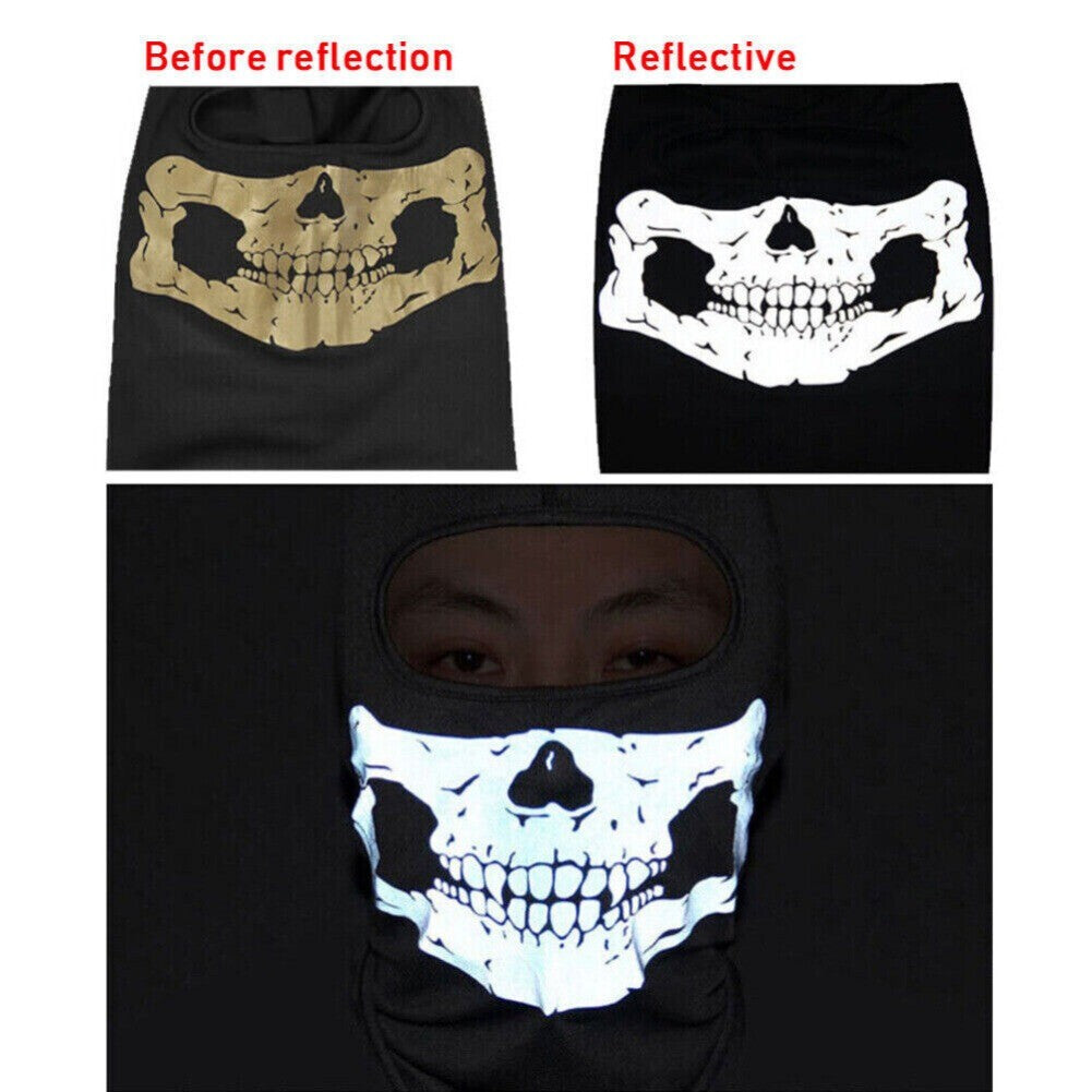 Full Face Balaclava Mask for Skiing Cycling Motorcycle Halloween Safety