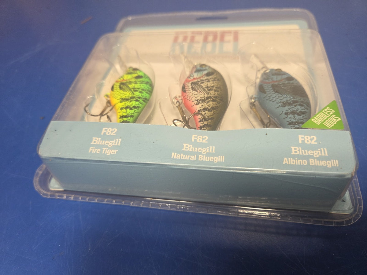Bluegill Crankbait 3 Pack - Fishing Lures for Freshwater Bass & Panfish