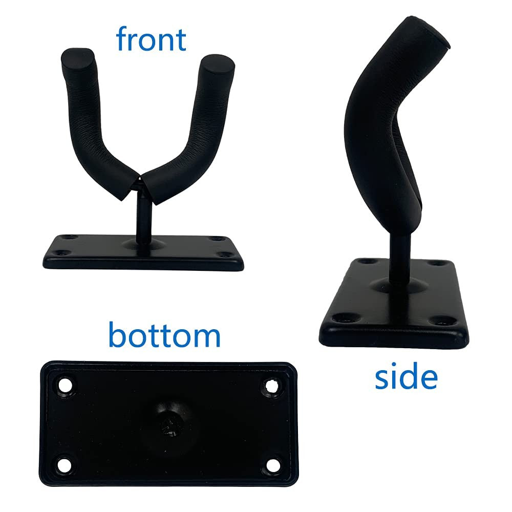 Skateboard Wall Mount Rack Set - Durable Stainless Steel Storage Holders