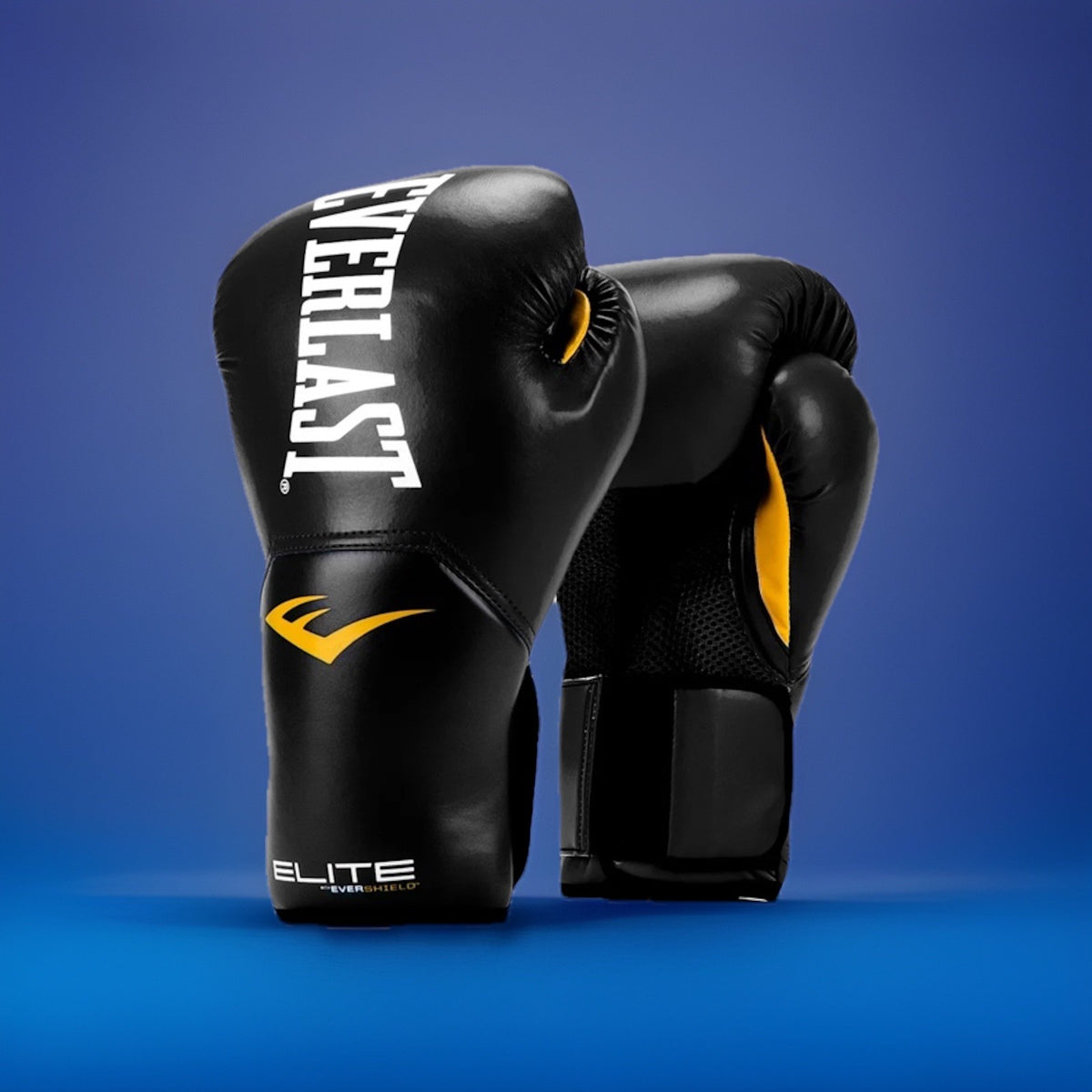 Elite Pro Boxing Gloves 14 Oz Black Training Gear for Combat Sports