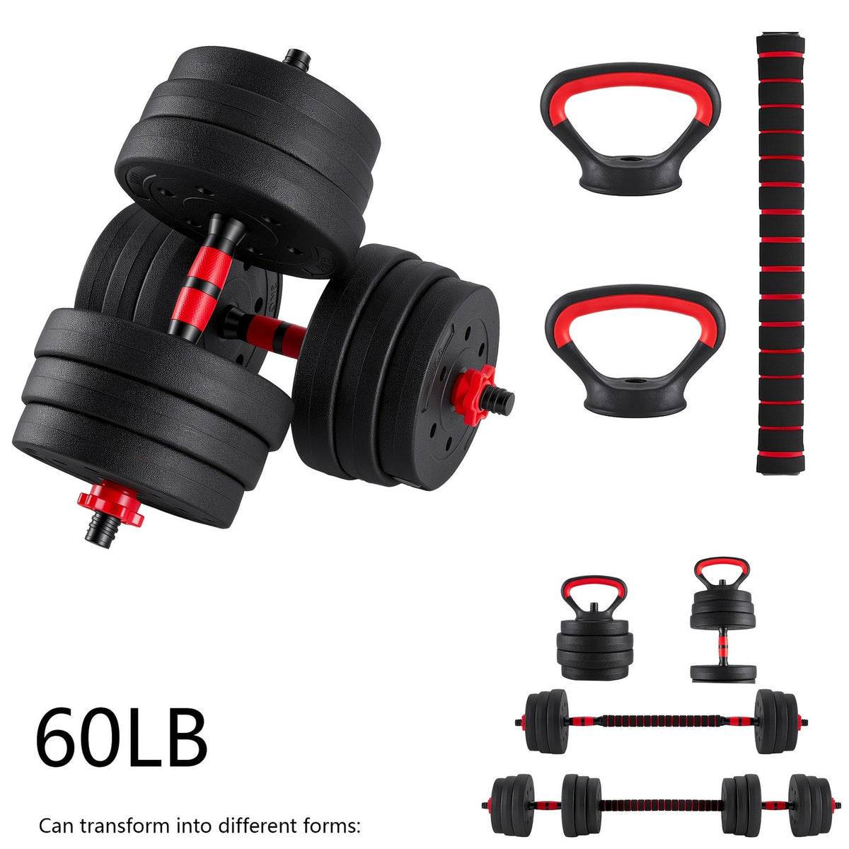 Adjustable Dumbbell Set Multiple Weights for Strength Training