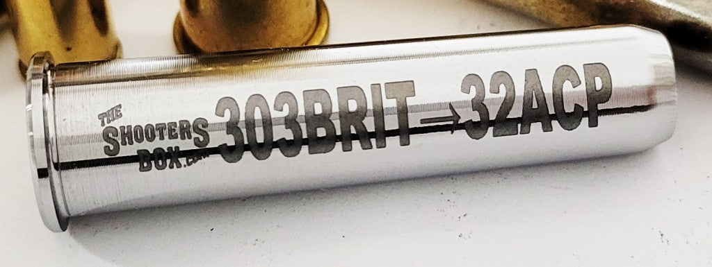 303 British to 32 ACP Rifle Adapter Chamber Reducer with Storage Case