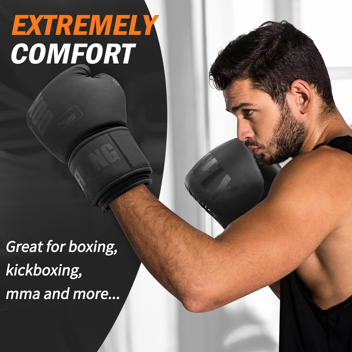 10oz Breathable Ambidextrous Boxing Gloves for Training & Sparring