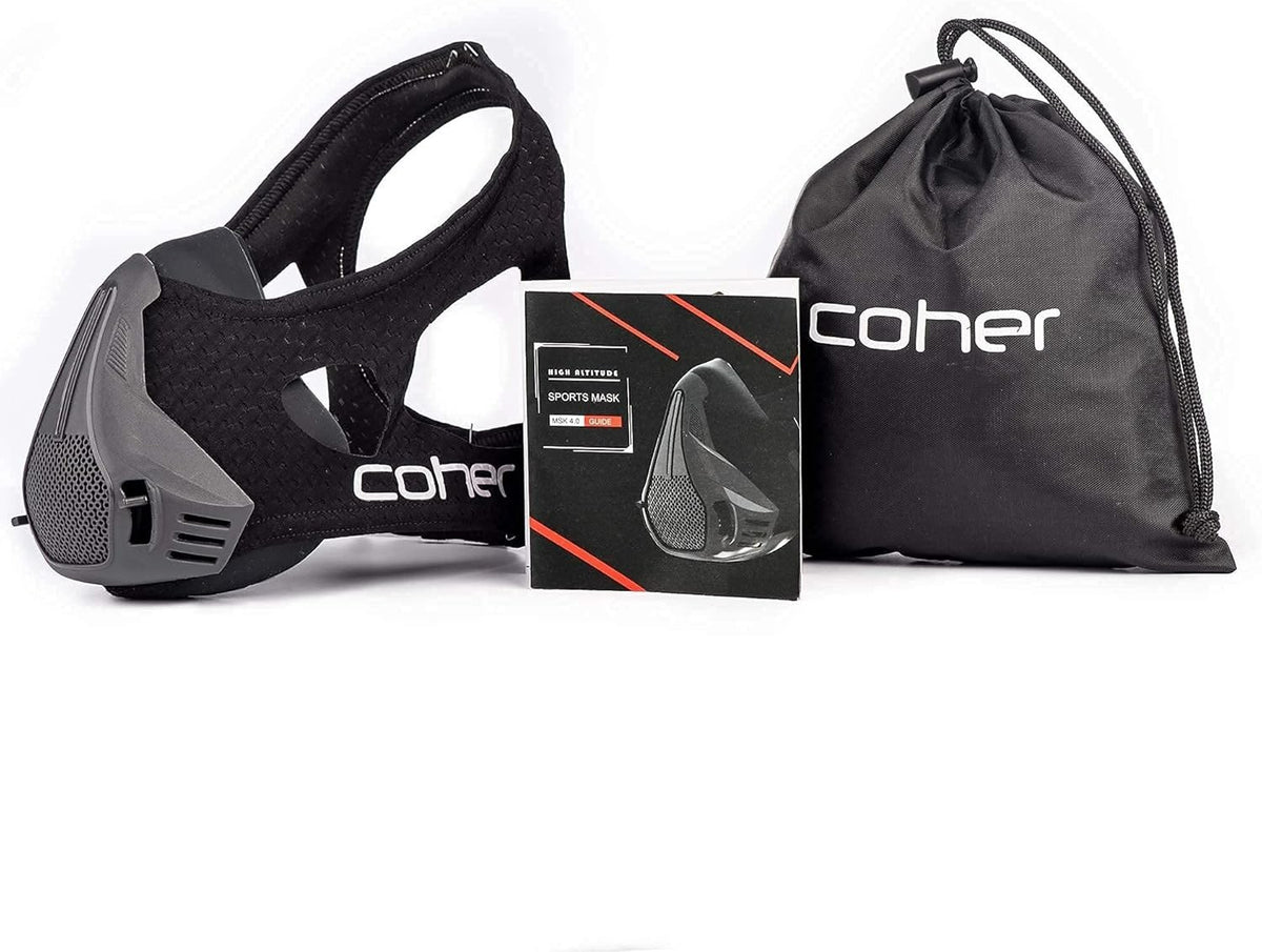 Workout Mask for Men and Women with Adjustable Resistance Levels - Breathing Exercise Mask