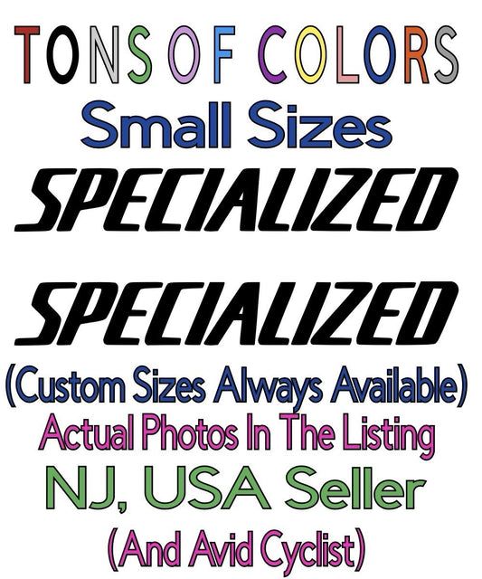 Cycling Vinyl Decals for Bikes and Vehicles - Multiple Colors & Sizes