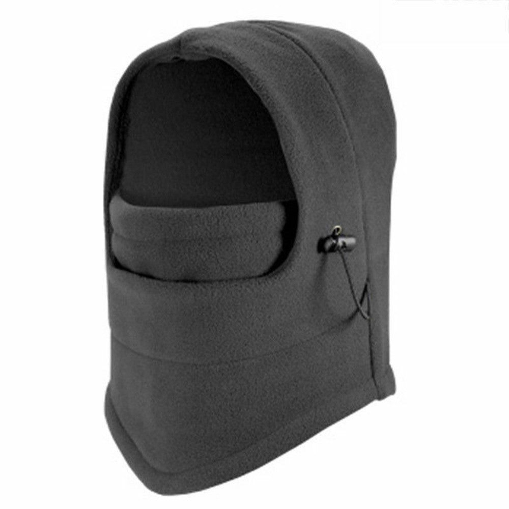 Winter Windproof Fleece Neck Warmer Balaclava Hood for Skiing & Snowboarding