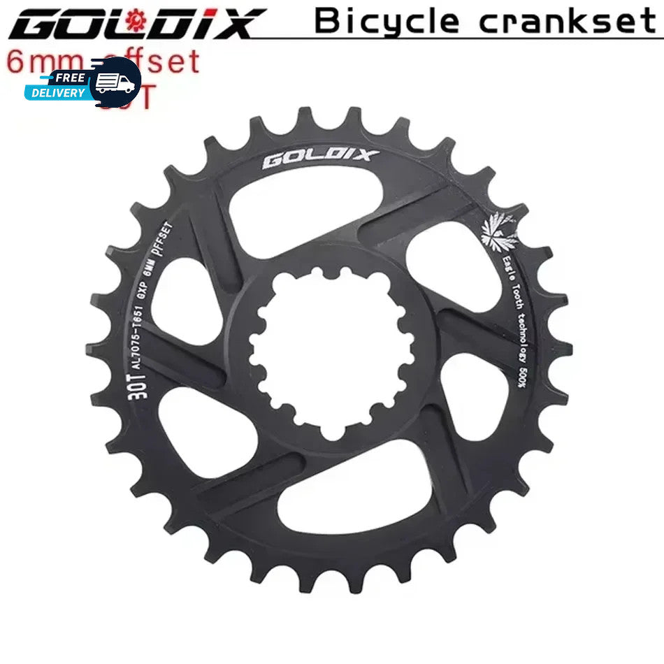 MTB Chainring 30T-38T Direct Mount 3 Bolt Offset 0-6mm for 9-12 Speed Bikes
