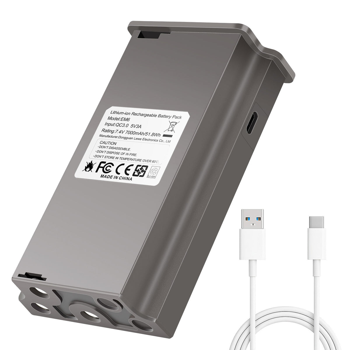 4 Pack High-Capacity 7000mAh Camera Batteries for Trail & Hunting Cameras