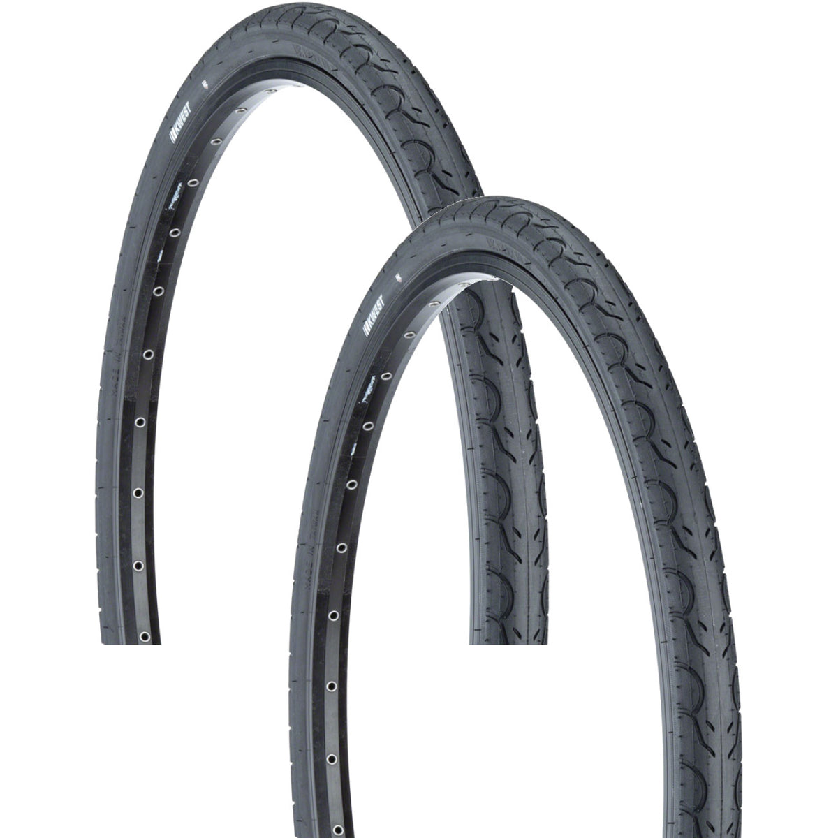 2 Pack 20 x 1.5 Bicycle Clincher Tires - High Pressure Road Bike Tires