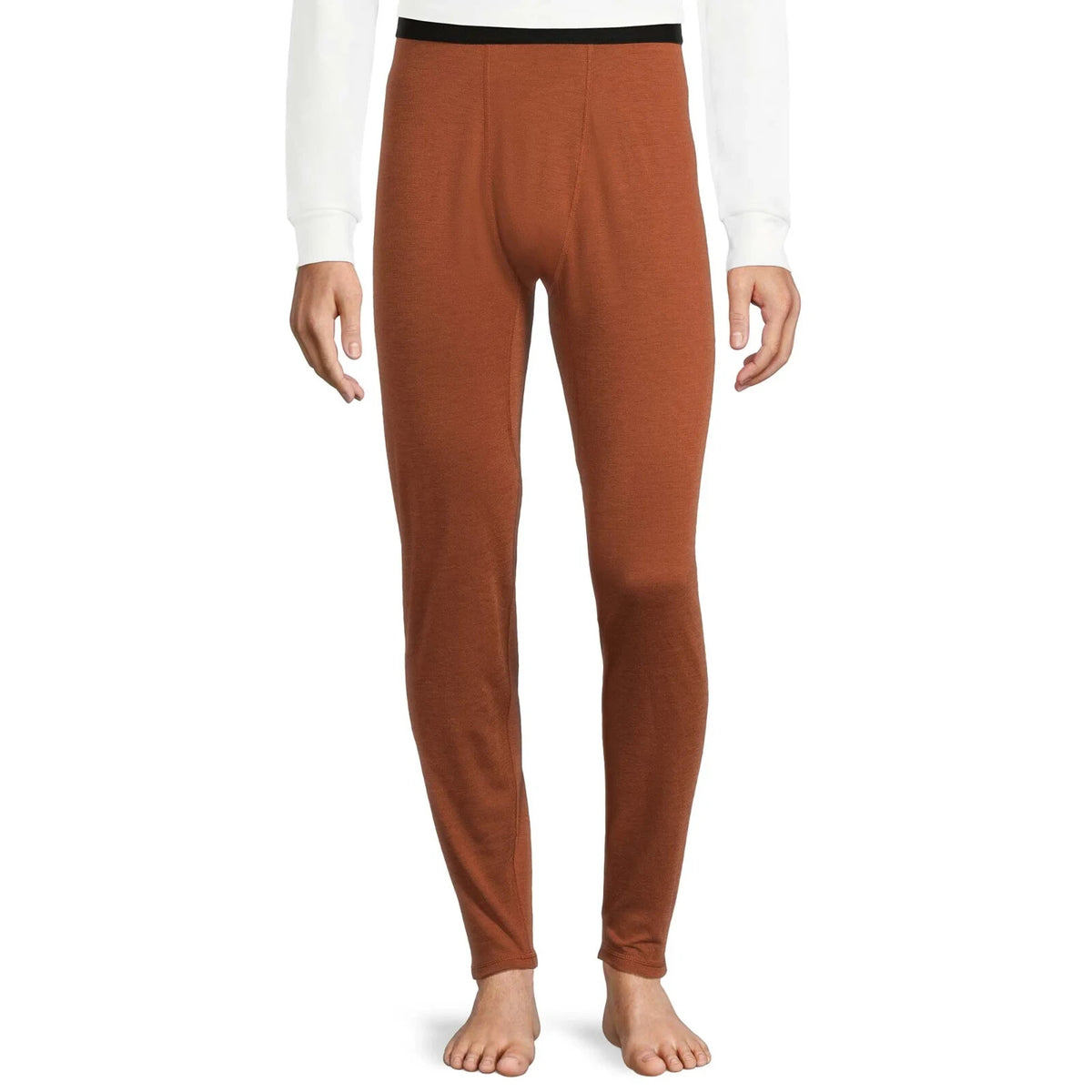 Men's Merino Wool Blend Thermal Bottoms - Base Layer for Winter