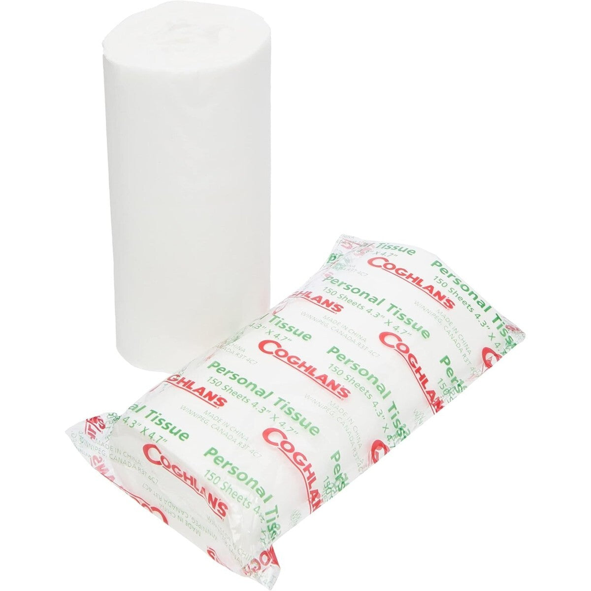 Camping Toilet Tissue 2 Rolls Biodegradable Compact & Packable