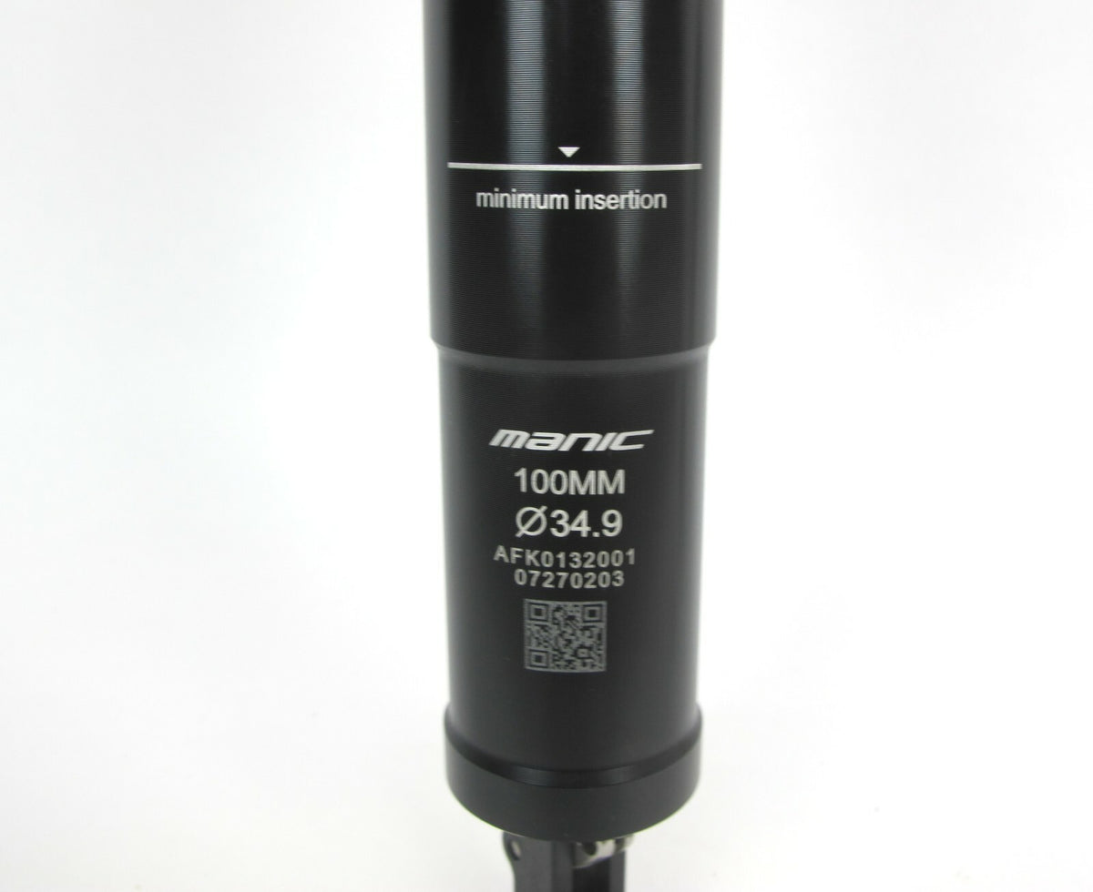 Mountain Bike Dropper Seatpost 34.9mm 100mm Travel Internal Routing Remote Included