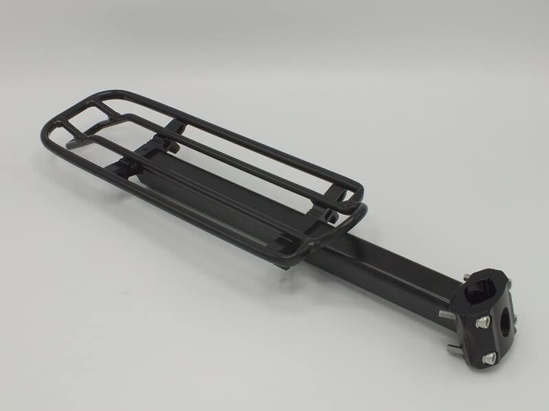 Aluminum Alloy Bike Cargo Rack for Seat Post - Fits Road, Hybrid & Mountain Bikes