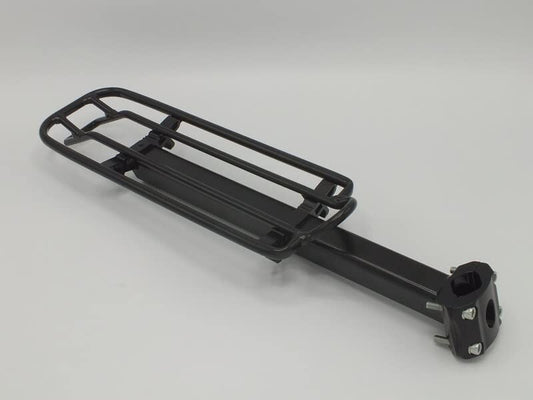 Aluminum Alloy Bike Cargo Rack for Seat Post - Fits Road, Hybrid & Mountain Bikes