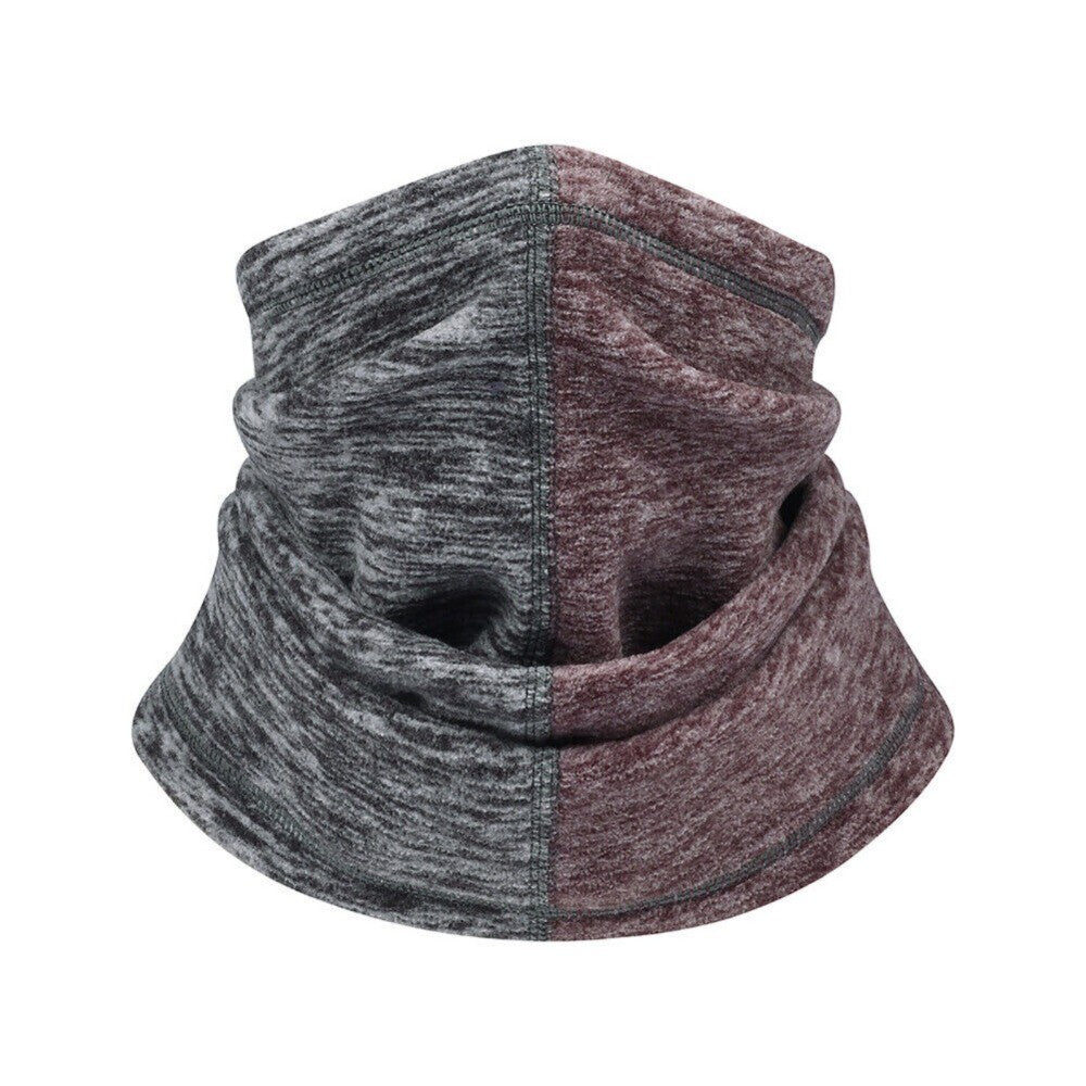 Winter Neck Gaiter Face Mask - Windproof Fleece Scarf for Cold Weather