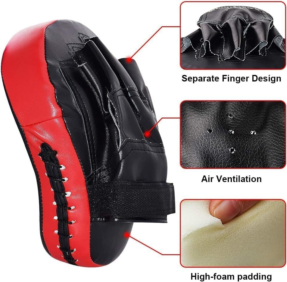 Martial Arts Kick Shield - Curved Training Pad for Muay Thai MMA Karate