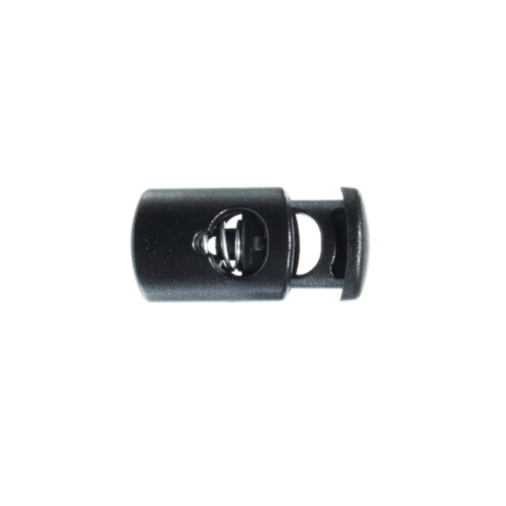 Plastic Toggle Barrel Cord Locks - Shock Cord Stopper Set, 5 Pack