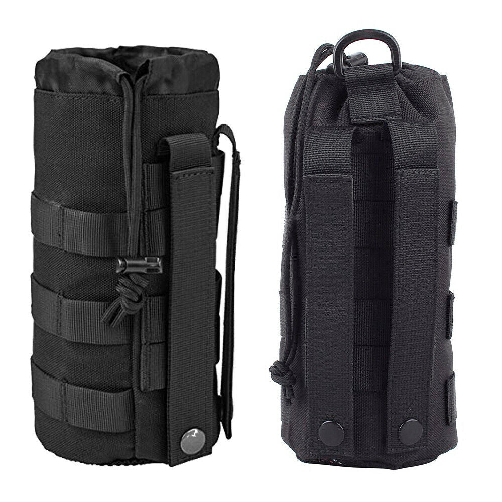 35oz Outdoor Tactical Water Bottle Pouch Hiking Belt Holder Military Gear