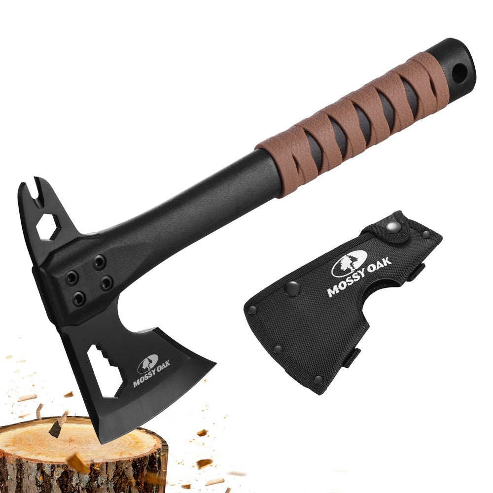 12-Inch Camping Axe and Survival Hatchet with Sheath - Multi-Tool Outdoor Gear