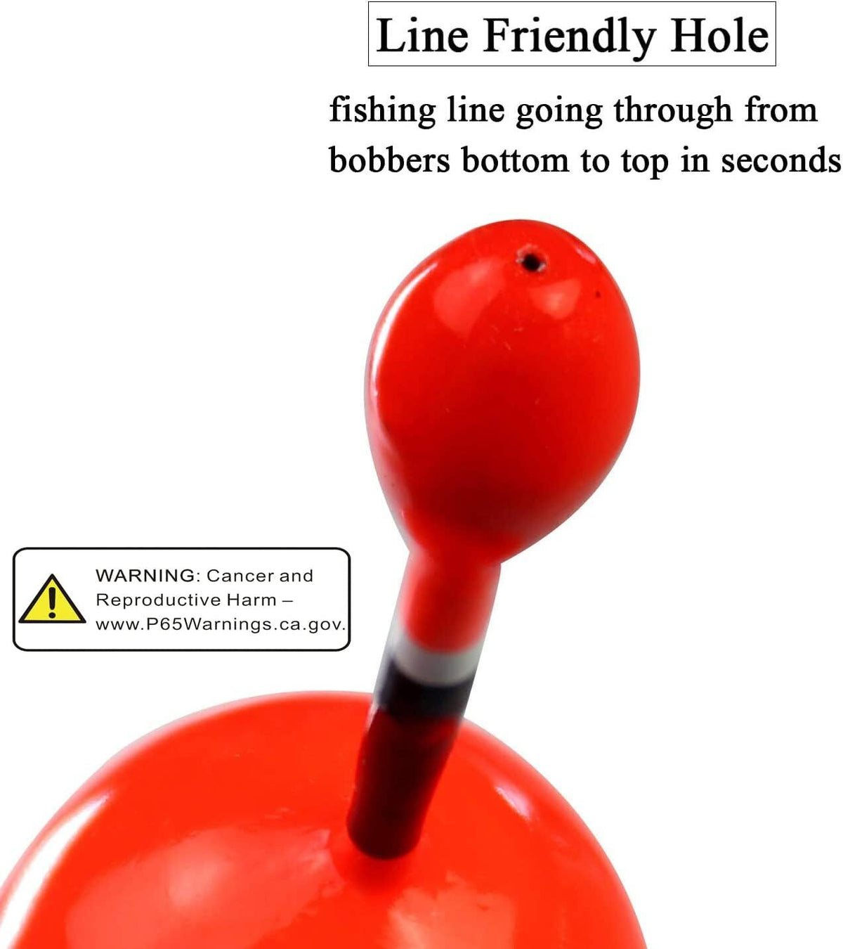 Balsa Slip Bobber Floats for Crappie Panfish Trout Bass Fishing Line Depth Slider
