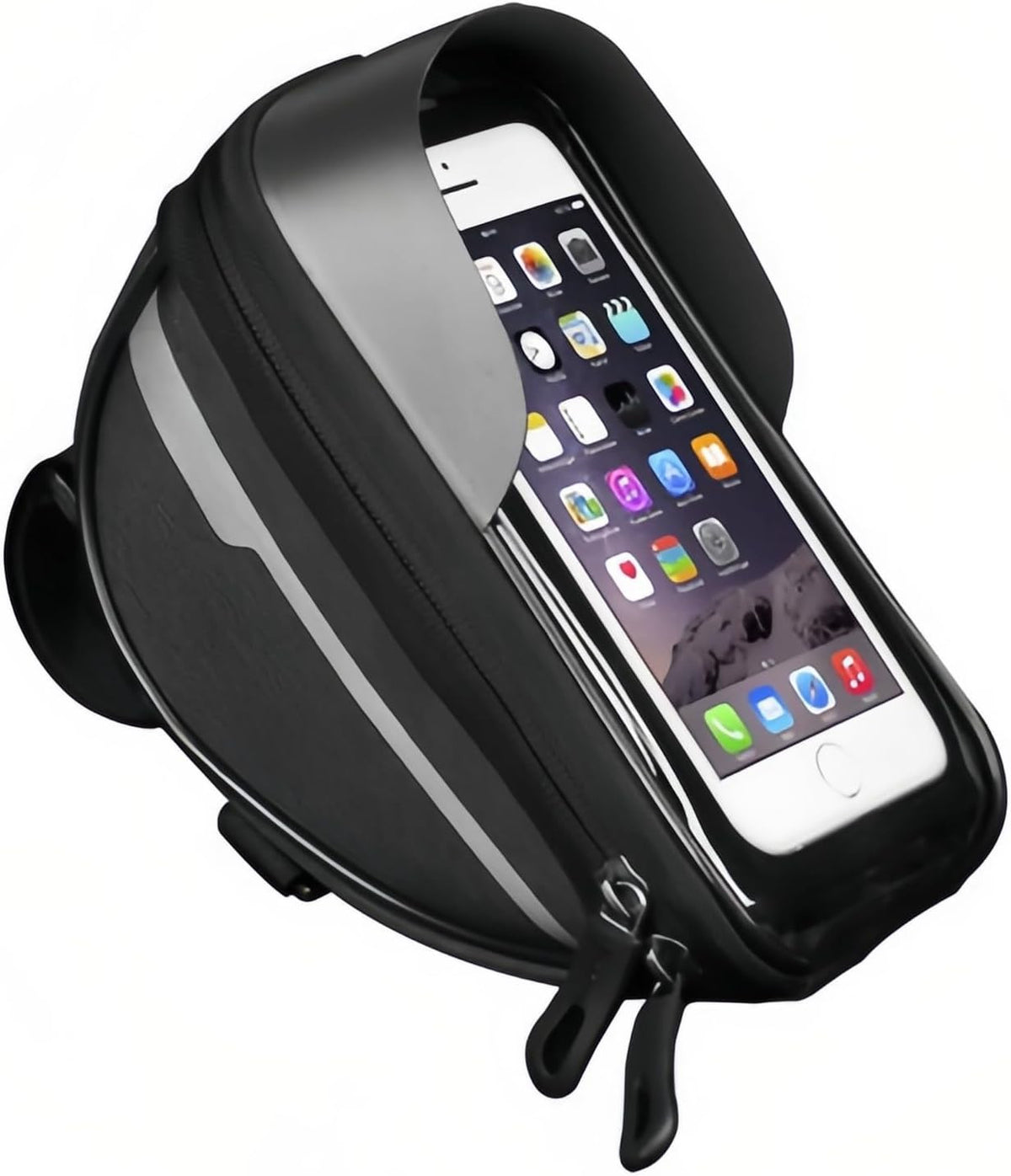 Waterproof Bike Phone Holder Bag with Touchscreen Window and EVA Shell