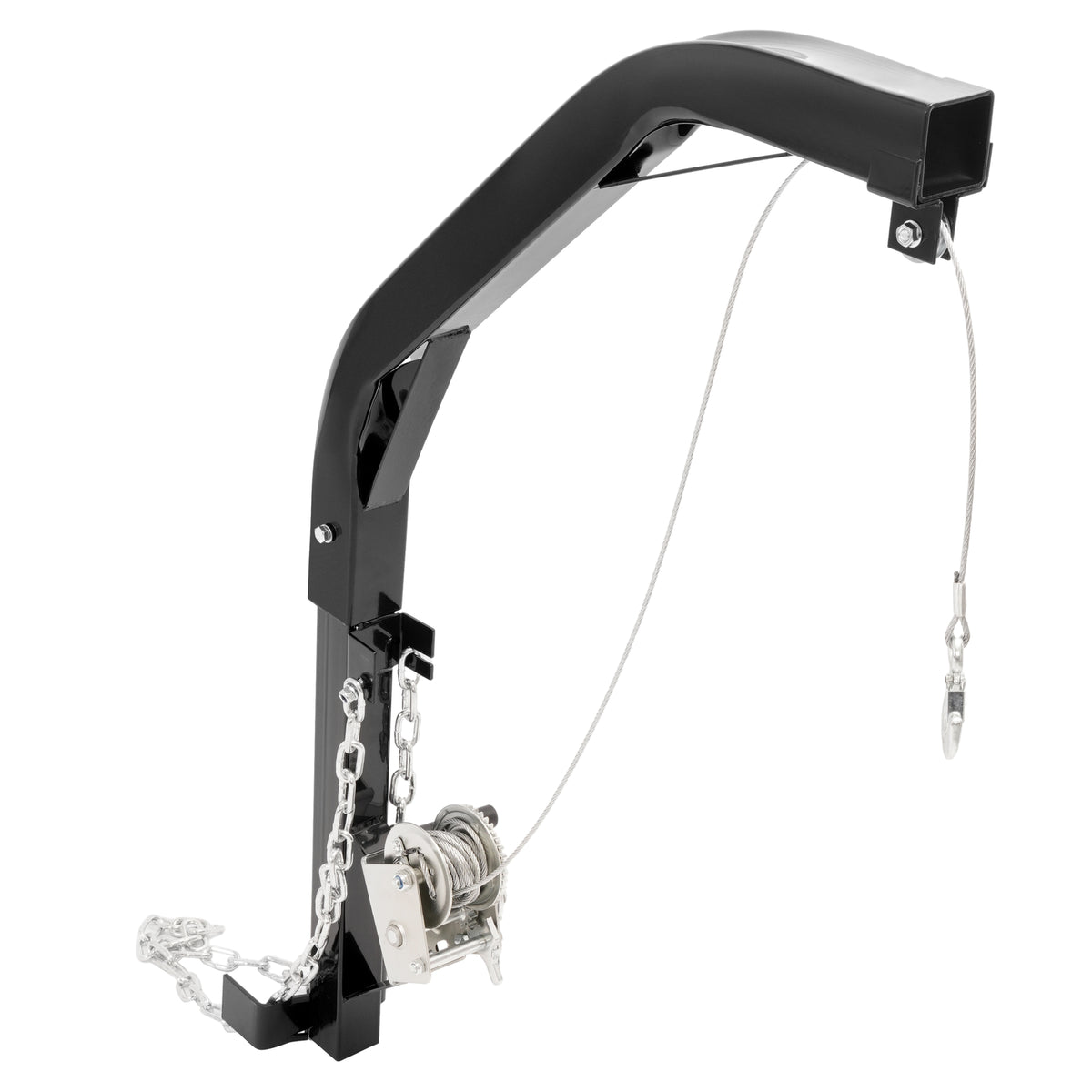 Tree Mounted Deer Hoist for Hunting 400LBS Game Lift Winch, 23FT Steel