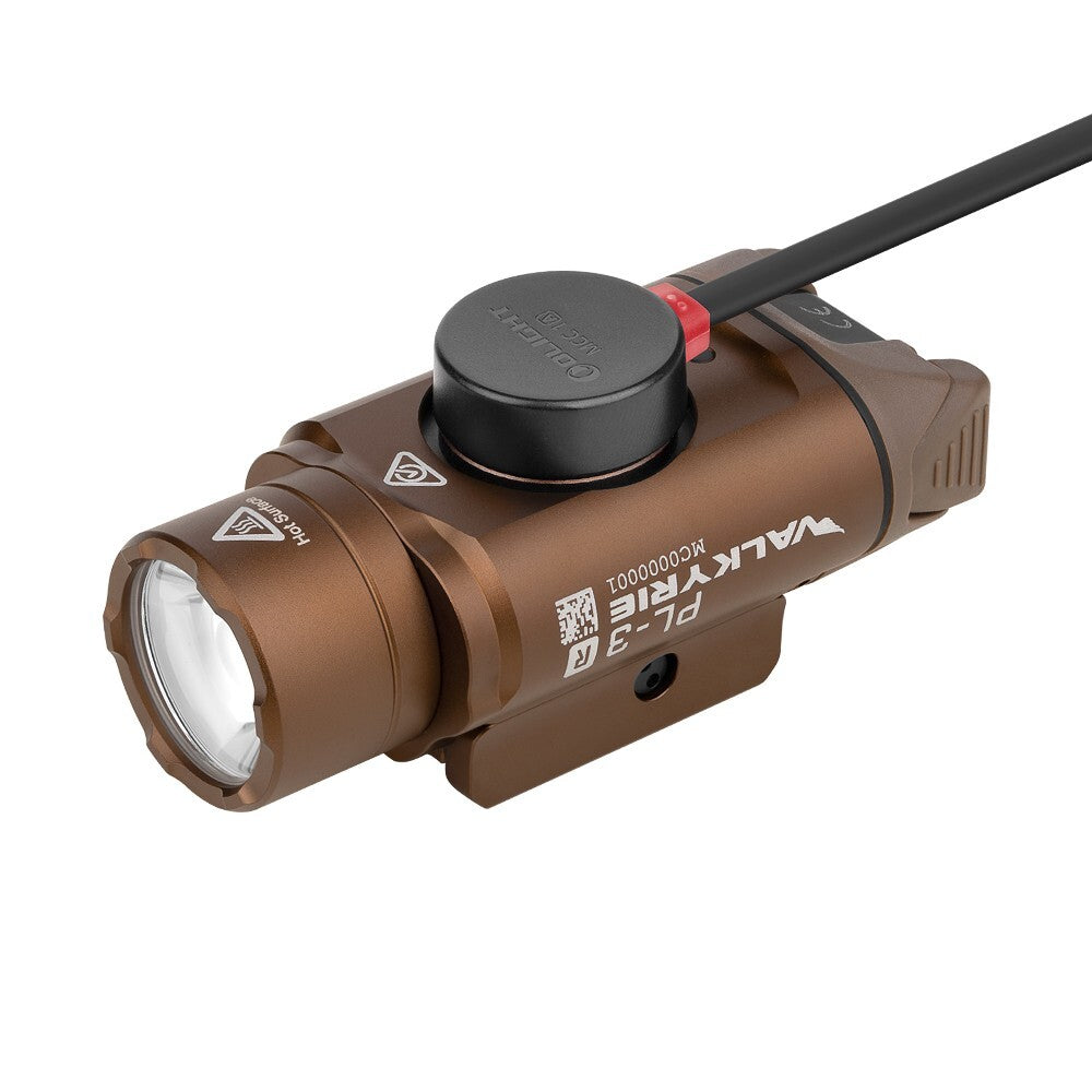 Rechargeable Tactical Rail Light with Mount for Law Enforcement & Hunting