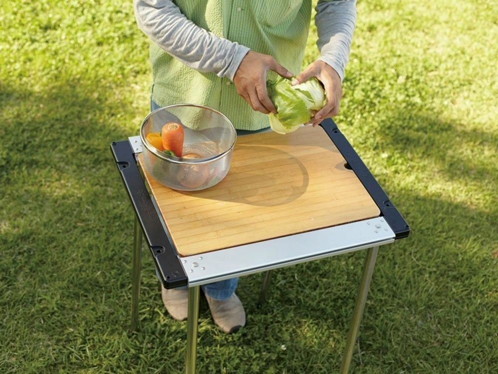 Iron Grill Table with Bamboo Insert for Snow Peak IGT CK-126TR - New