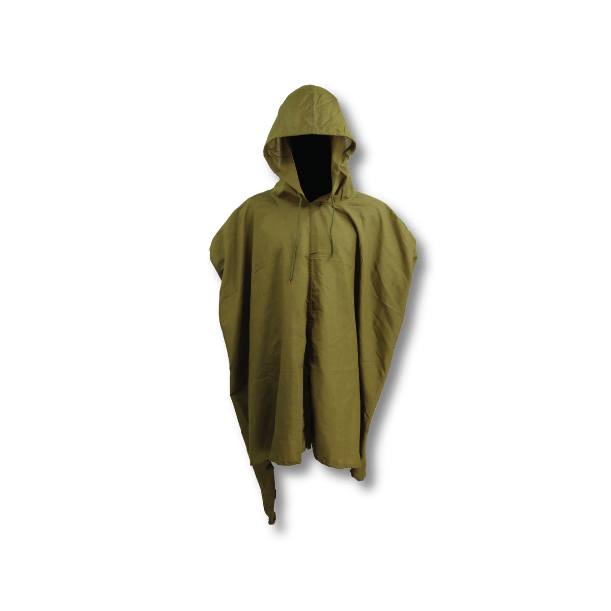 German Military Style Poncho Heavy Cotton Hooded Outdoor Coat