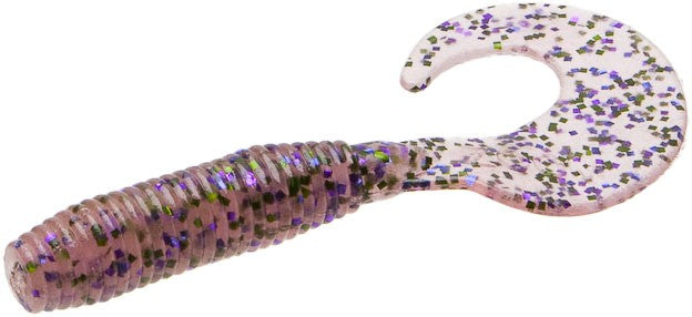 Fishing Soft Plastic Baits - 3 Inch Curly Tail Grubs 10 Pack for Bass & Panfish