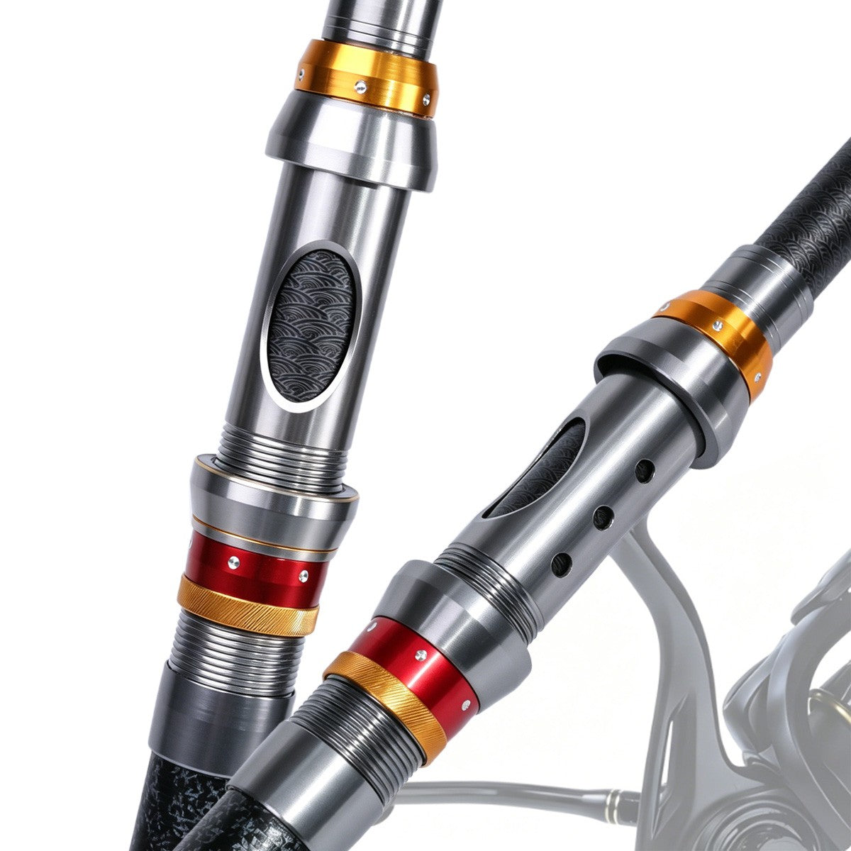 Carbon Fiber Telescopic Fishing Rod 10-30lb Saltwater Spinning Pole