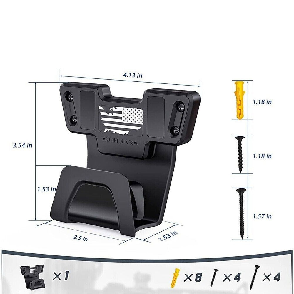 Magnetic Gun Mount Holder for Pistol Car Desk Safe & Secure Storage
