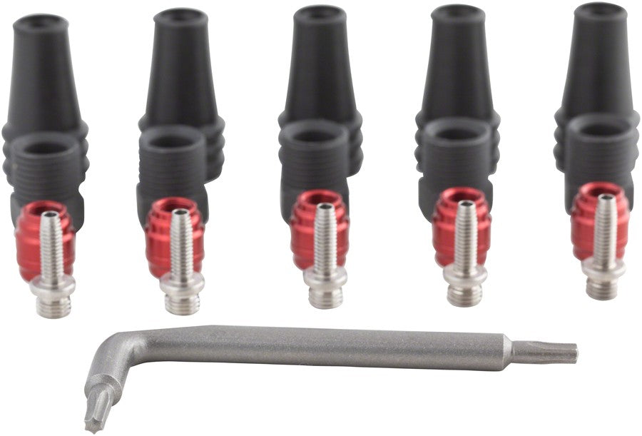 Bike Hydraulic Brake Hose Fitting Kit for SRAM Red/Force AXS - 5 Threaded Barbs