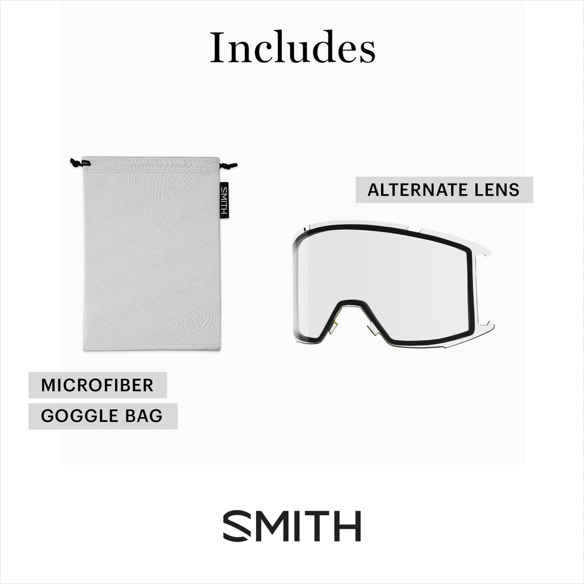 Smith Performance Snow Goggles with ChromaPop Sun & Clear Lenses