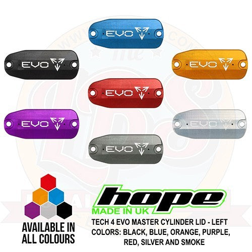 Master Cylinder Cap Lid for Hope Tech 4 EVO - All Colors, Replacement