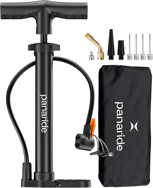 Portable Bike Floor Pump 120 PSI for Bicycle and Stroller Tires