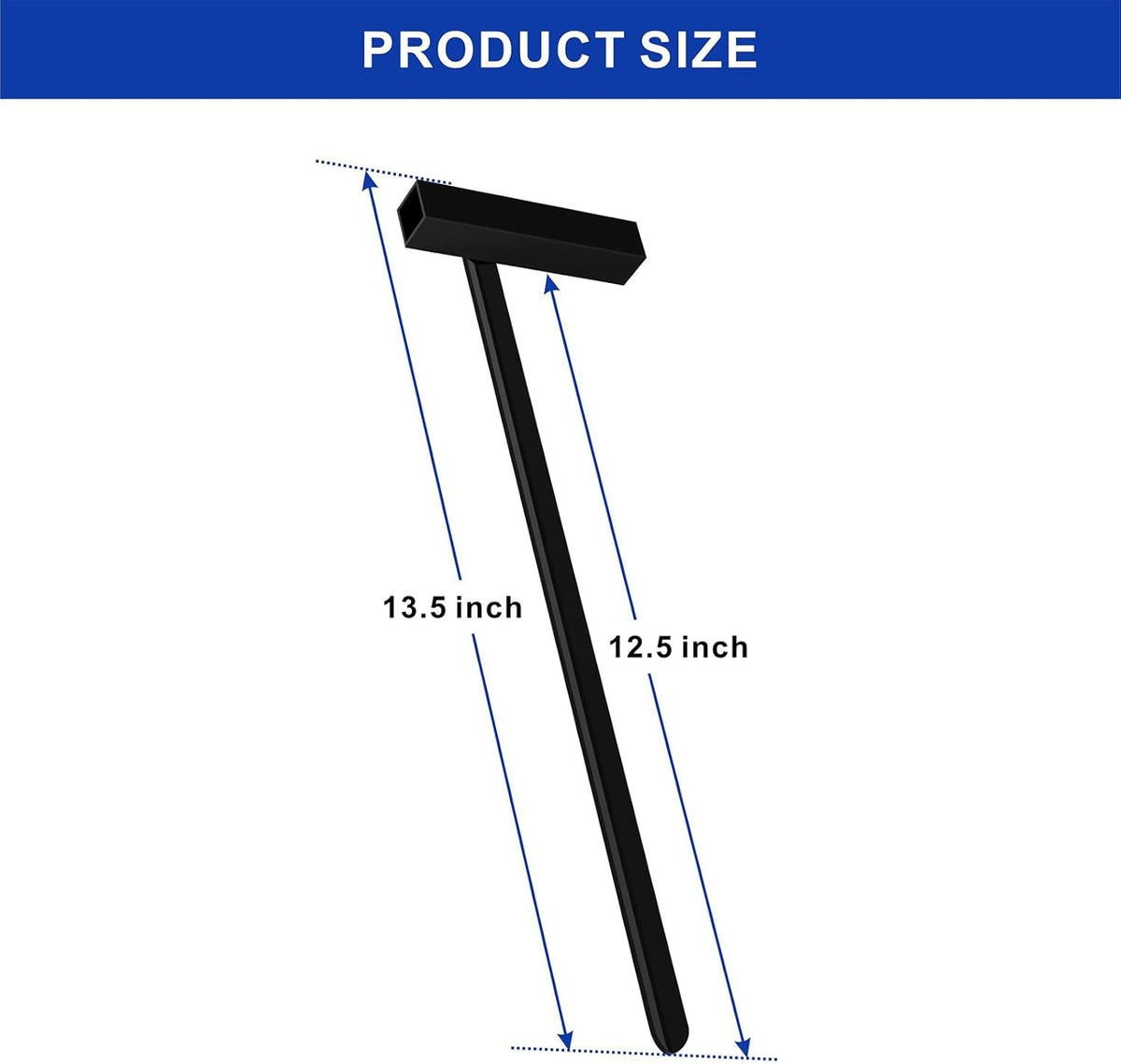 Golf Grip Removal Tool 12-Inch Stainless Steel V-Groove Grip Remover
