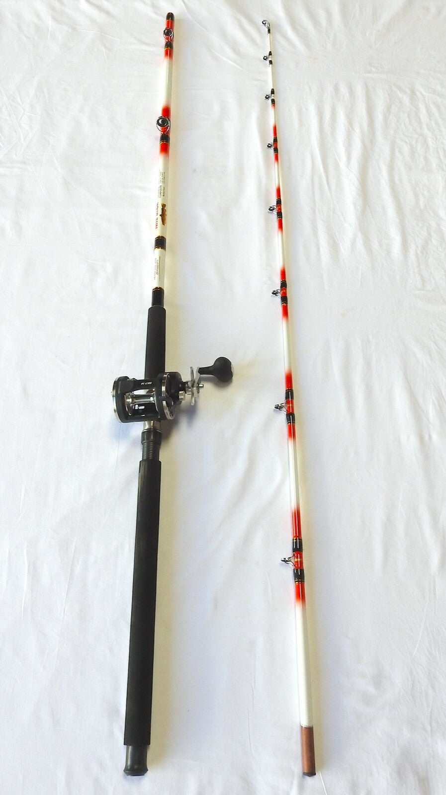 10ft Catfish Casting Combo with Reel and Rod - Heavy-Duty Graphite Construction