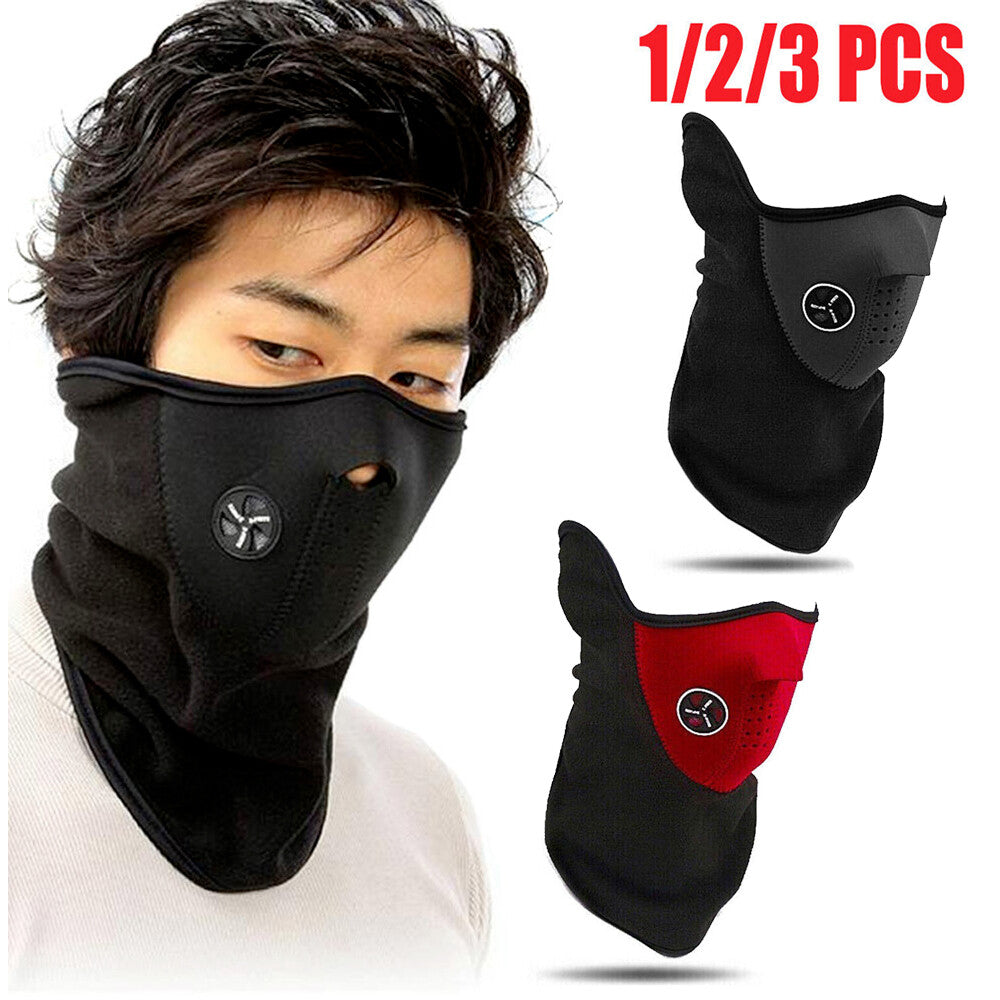 Winter Fleece Face Mask Face Cover & Neck Gaiter for Outdoor Activities