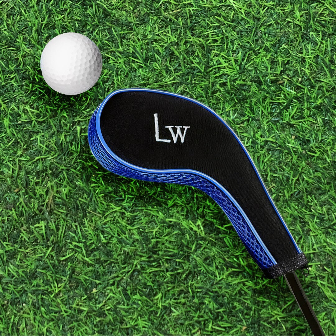 Golf Iron Head Covers 11-Piece Set for Left & Right Handed Clubs Black/Blue