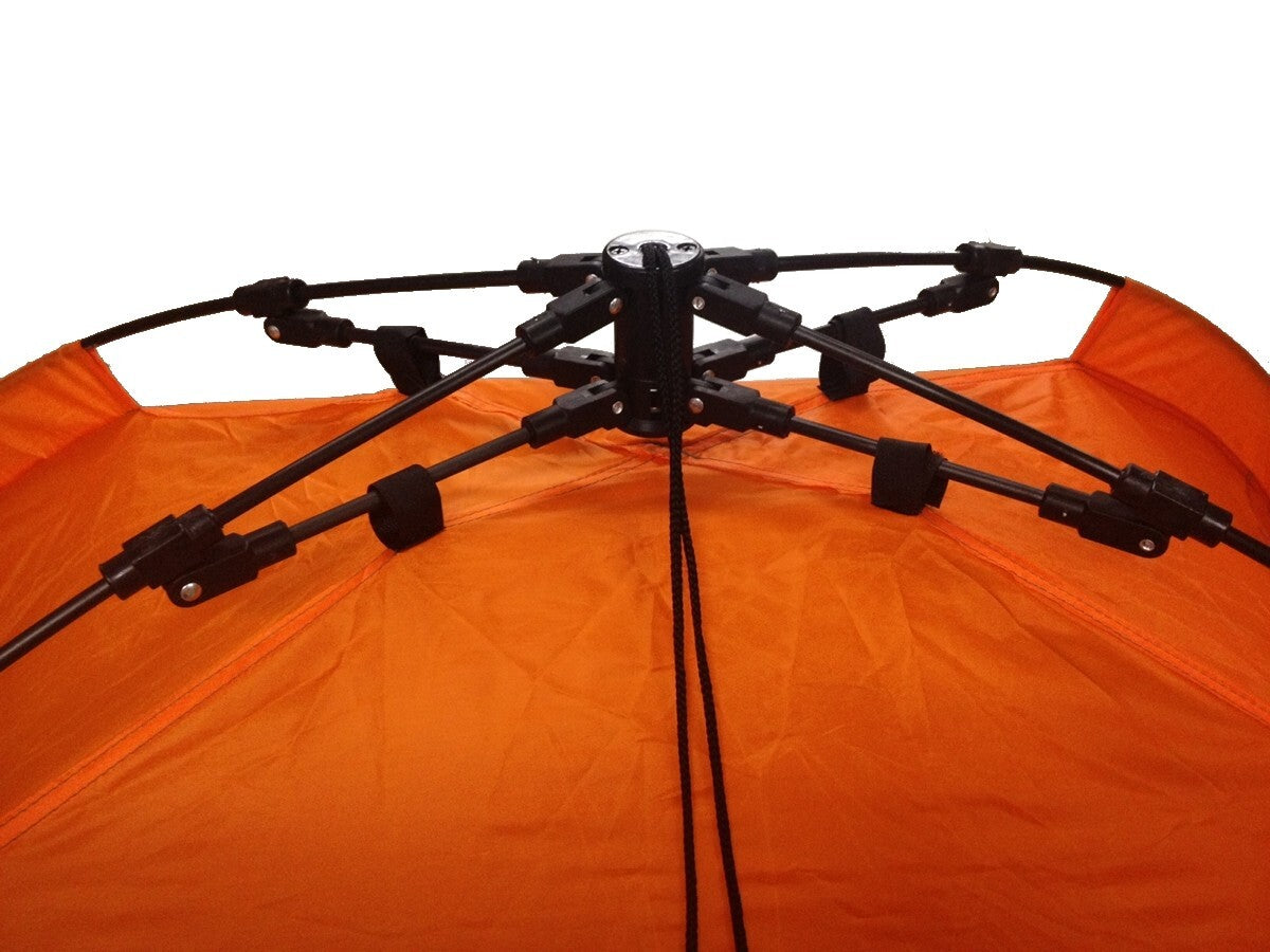 Instant Pop-Up Camping Tent for 1-2 People Lightweight Portable Orange