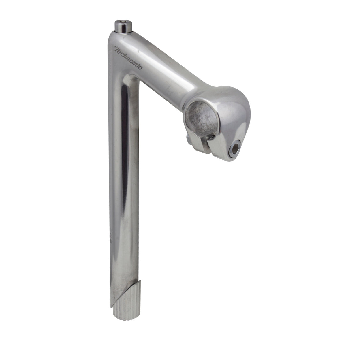 Bike Bicycle Stem - Adjustable Silver Quill Stem for 22.2mm Handlebar - Various Lengths