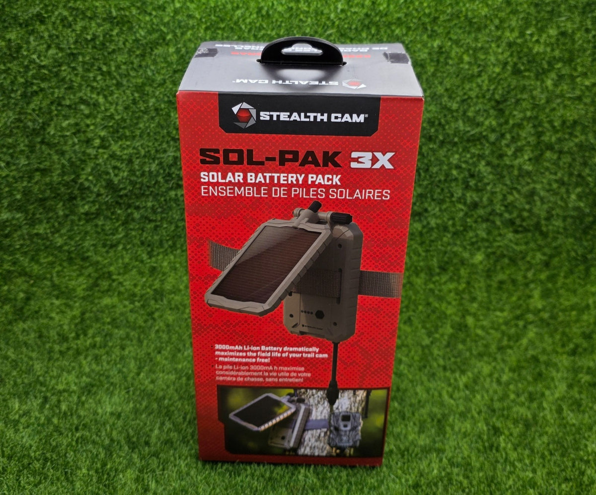 Solar Power Panel and Rechargeable Battery Pack for Trail Cameras
