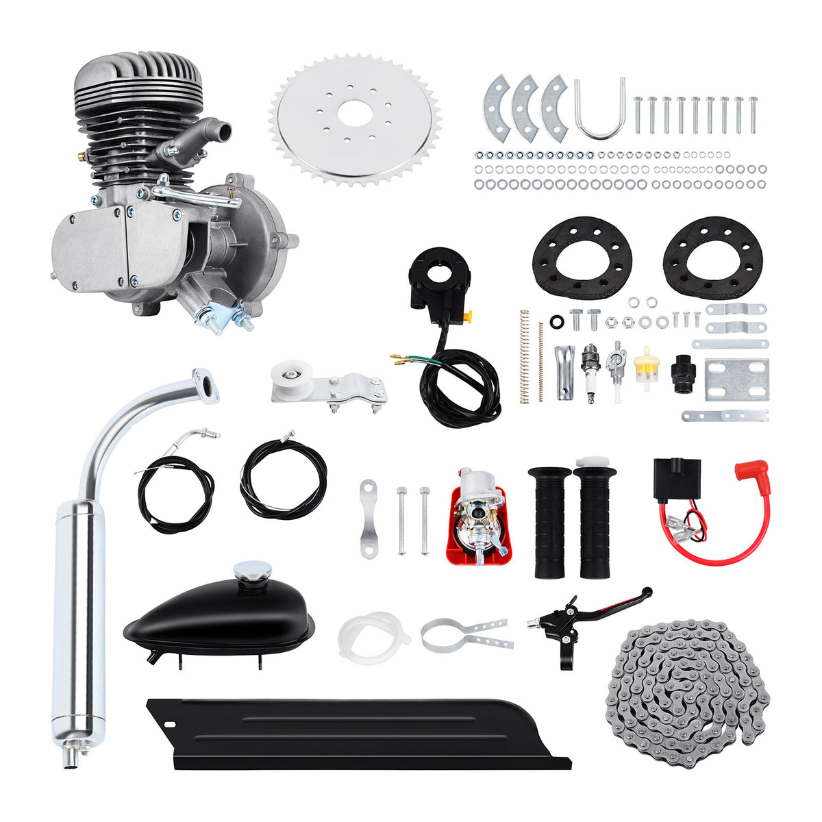 2-Stroke Engine Motor Kit for Motorized Bicycle - 80cc, 100cc, 110cc