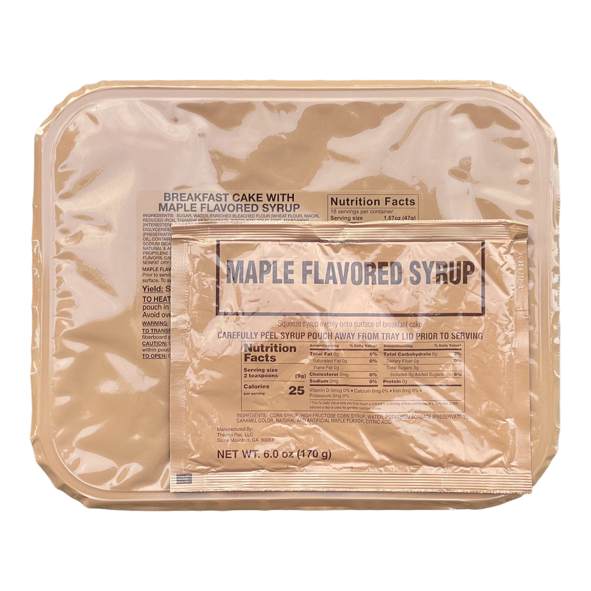 Military Surplus MRE Tray Packs - Variety of Flavors, Large Group Rations