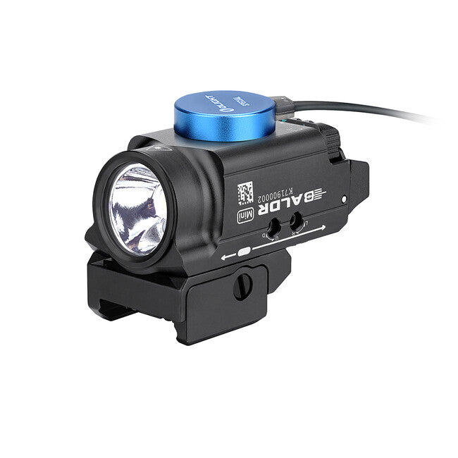 Rechargeable Pistol Light with Green Laser and White Light - 600 Lumens
